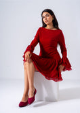 Load image into Gallery viewer, The Velvetine Flat-marron
