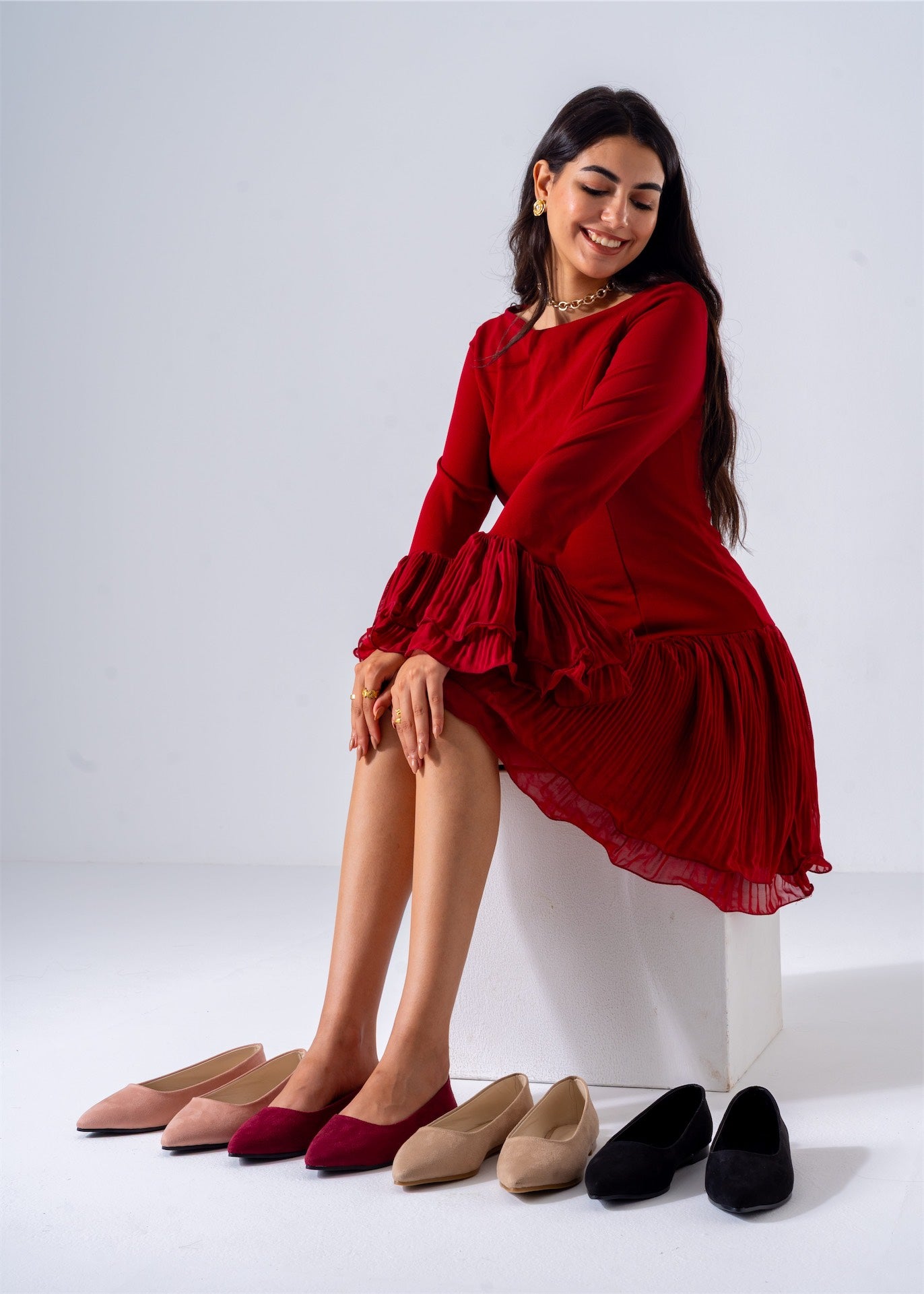 The Velvetine Flat-marron