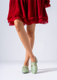 Load image into Gallery viewer, Chic Buckle Flats-mint green
