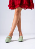 Load image into Gallery viewer, Chic Buckle Flats-mint green
