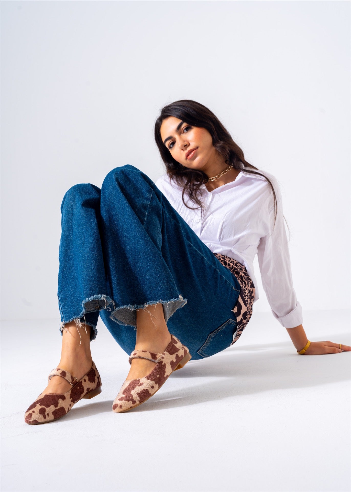 The Dalmatian Flat-beige