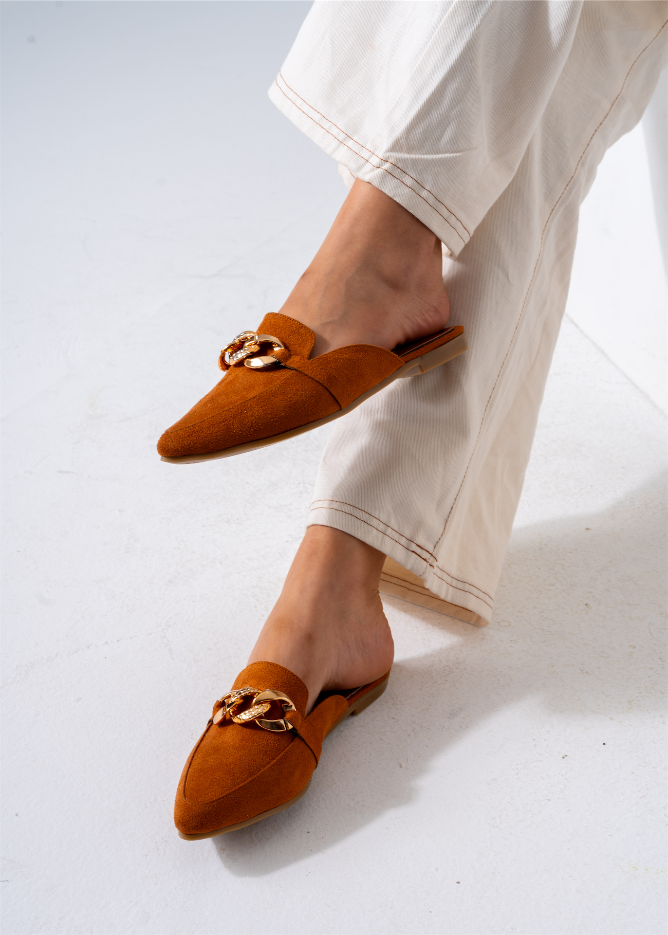 Moc-Toe Style Chain Mule-camel