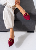 Load image into Gallery viewer, Moc-Toe Style Chain Mule-marron

