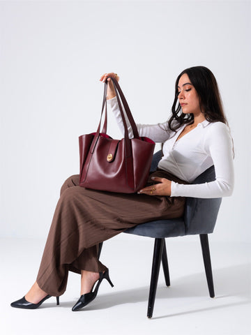 Minimal Turn Closure Bag-marron