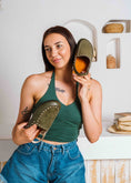 Load image into Gallery viewer, Chic Studded Slingback Clogs - olive
