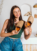 Load image into Gallery viewer, Chic Studded Slingback Clogs - cafe
