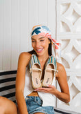 Load image into Gallery viewer, Zigzag Woven Pointed Mules - blue
