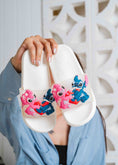 Load image into Gallery viewer, Stitch & Angel Heart Graphic Slides - white

