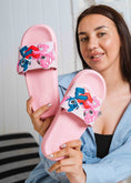 Load image into Gallery viewer, Stitch & Angel Heart Graphic Slides - pink
