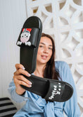Load image into Gallery viewer, Cute Spotted Deer Comfort Slides - black
