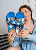 Load image into Gallery viewer, Tom & Jerry Comfort Slip-On Slides - blue
