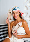 Load image into Gallery viewer, Vintage Floral Pointed Ballerinas - beige
