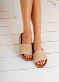 Load image into Gallery viewer, Casual Open-Knit Slides - beige
