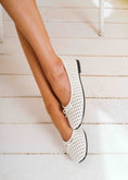 Load image into Gallery viewer, Braided Bow Ballet Flats - white
