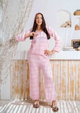 Load image into Gallery viewer, Pointelle Knit Top and Wide-Leg Pants Set - pink
