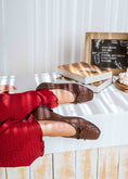 Load image into Gallery viewer, Braided Bow Ballet Flats - brown
