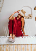 Load image into Gallery viewer, Pearl Mesh Ballet Flats - white
