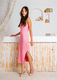Load image into Gallery viewer, Elegant Ankle-Strap Mid Heels - beige
