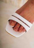 Load image into Gallery viewer, Elegant Ankle-Strap Mid Heels - white
