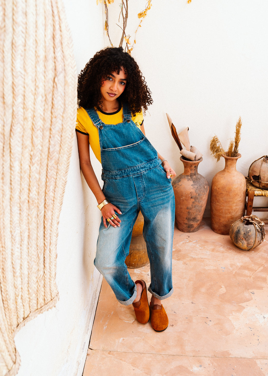 Premium Suede Clogs - camel