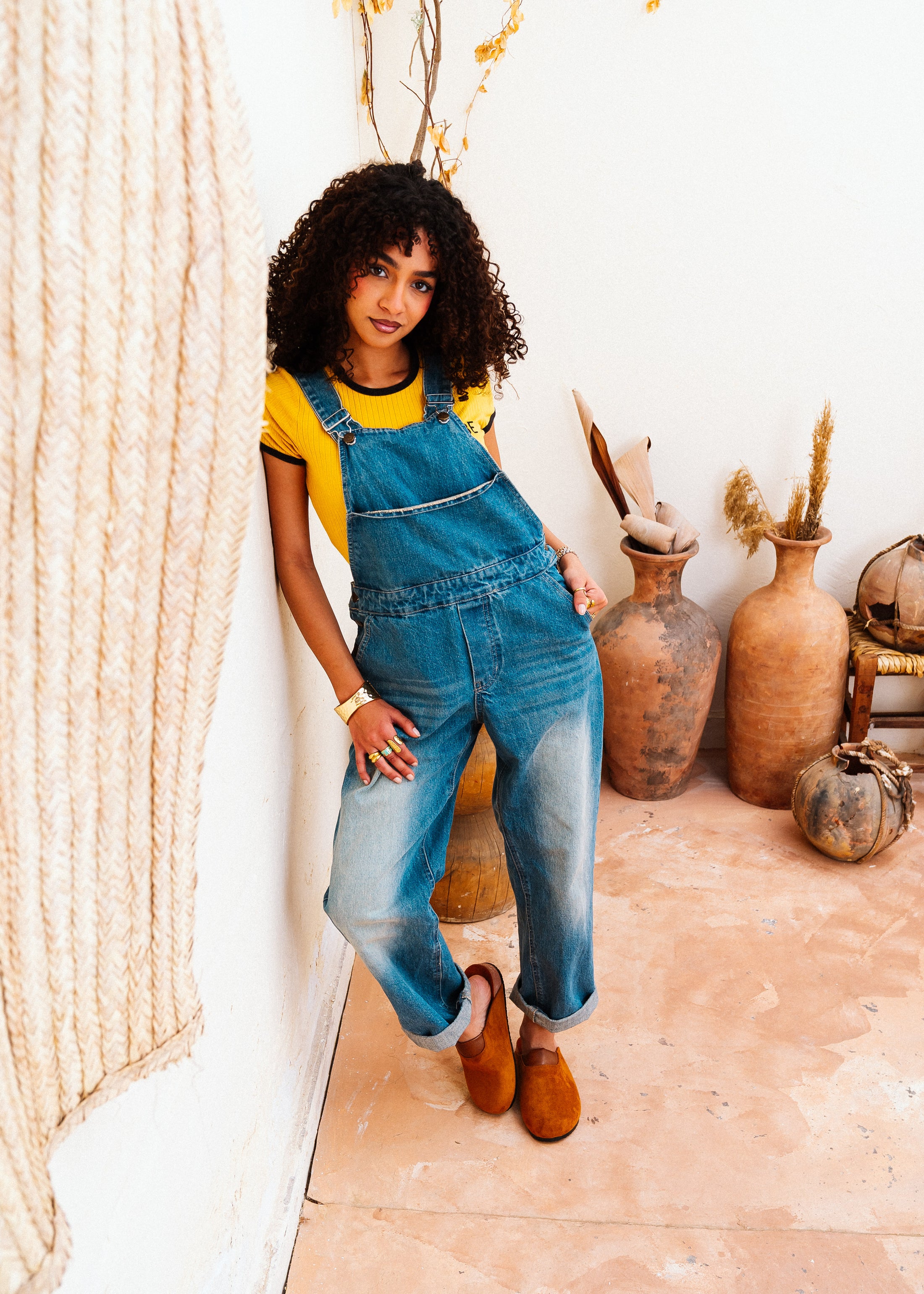 Premium Suede Clogs - camel