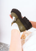 Load image into Gallery viewer, Lug-Sole Buckled Loafers - olive
