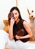 Load image into Gallery viewer, Mixed-Texture Minimalist Clogs - brown
