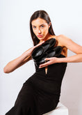Load image into Gallery viewer, Textured Buckle Strap Flat - black
