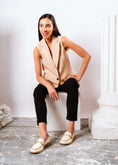 Load image into Gallery viewer, Elegant Horsebit Flat - beige
