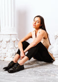 Load image into Gallery viewer, Classic High-Shine Flat Shoes - black
