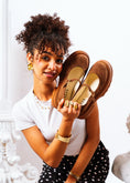 Load image into Gallery viewer, Chunky Suede Mary Loafers - brown
