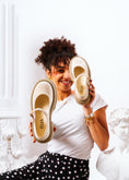 Load image into Gallery viewer, Chunky Suede Mary Loafers - beige
