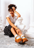 Load image into Gallery viewer, Chunky Suede Mary Loafers - camel
