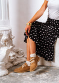 Load image into Gallery viewer, Chic Suede Lace-Up Oxfords - cafe
