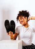 Load image into Gallery viewer, Chic Suede Lace-Up Oxfords - black
