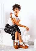 Load image into Gallery viewer, Urban Chunky T-Strap Loafers - camel
