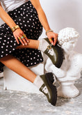 Load image into Gallery viewer, Urban Chunky T-Strap Loafers - olive

