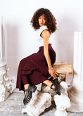 Load image into Gallery viewer, Edgy Chunky T-Strap Loafers - black
