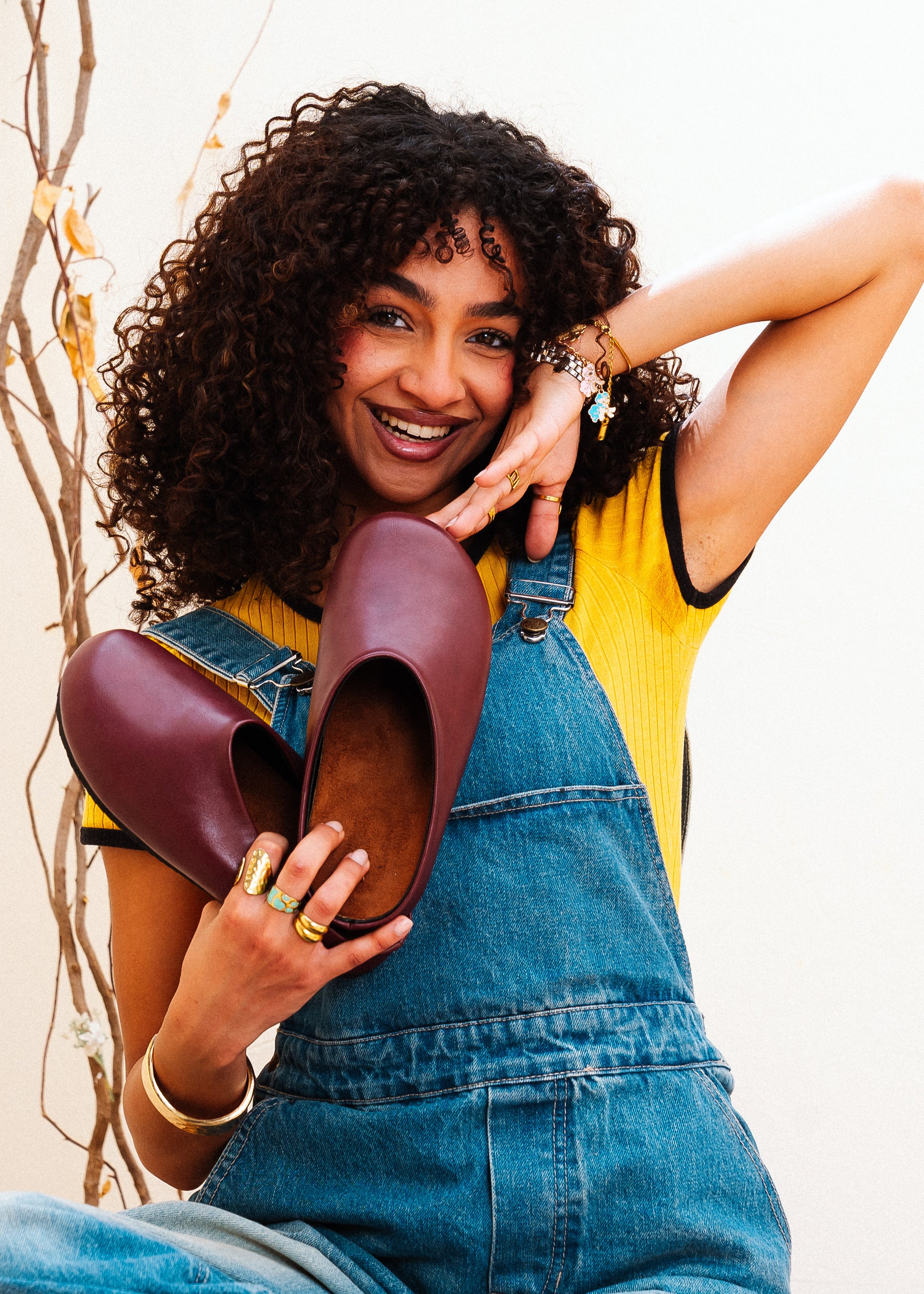 Essential Rounded-Toe Clogs - maroon
