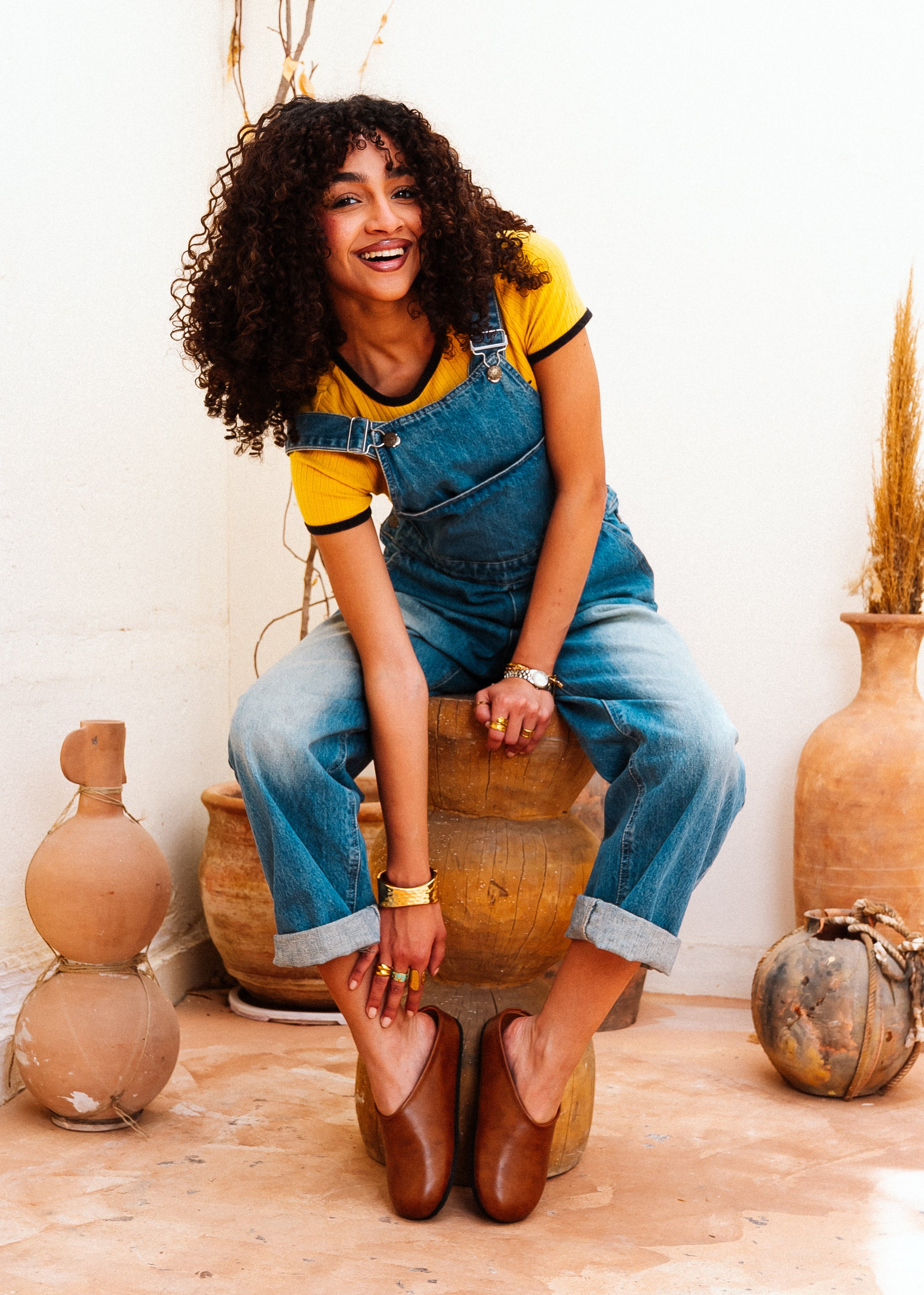 Essential Rounded-Toe Clogs - camel