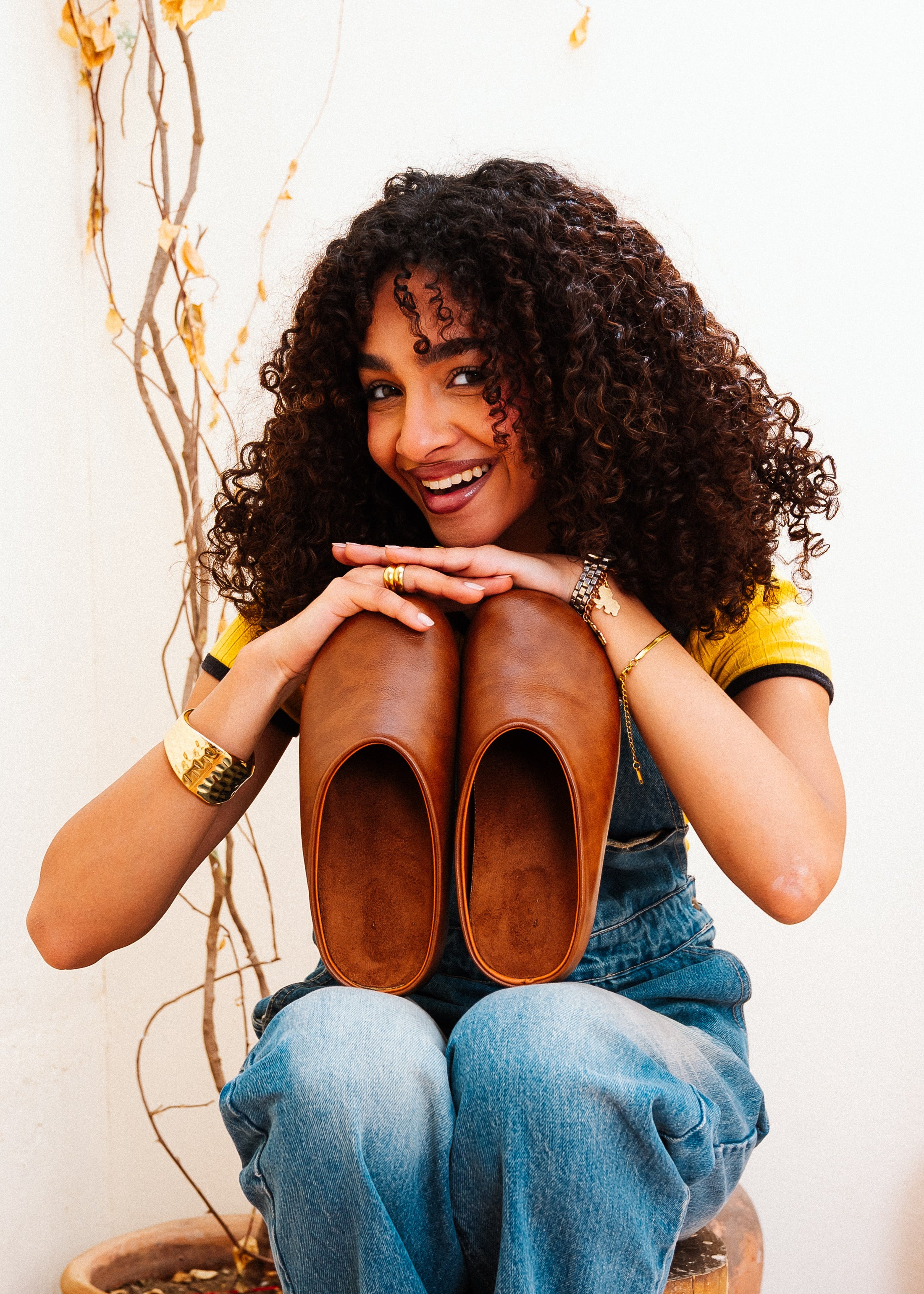 Essential Rounded-Toe Clogs - camel