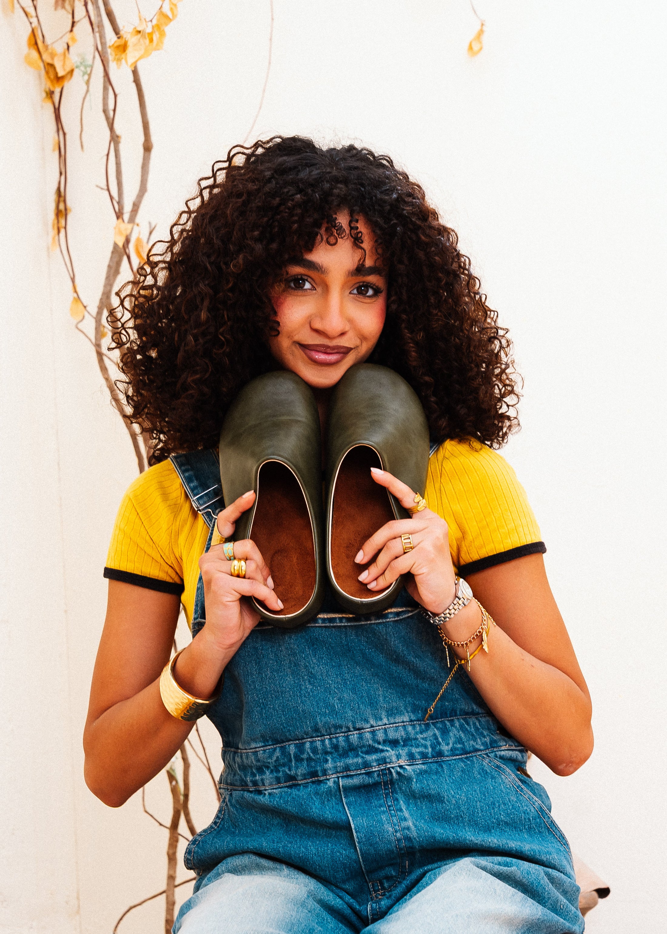 Essential Rounded-Toe Clogs - olive