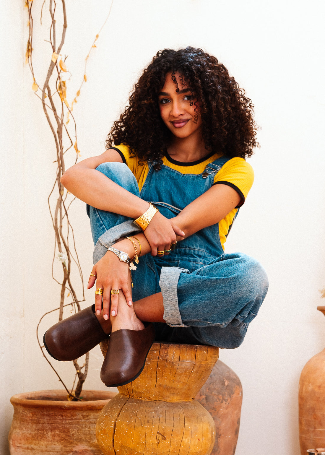 Essential Rounded-Toe Clogs - brown
