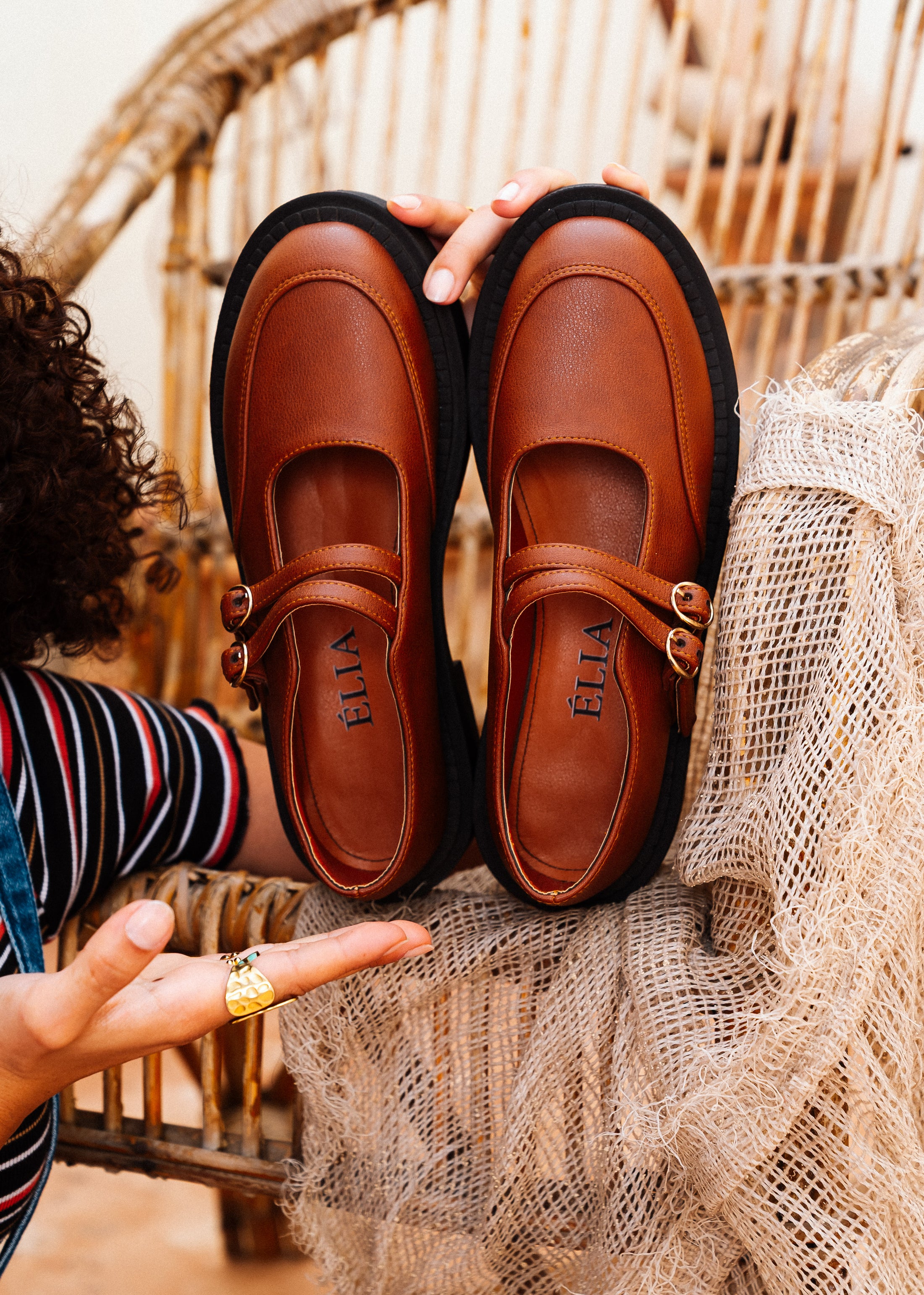 Urban Platform Double-Strap Loafers