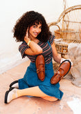 Load image into Gallery viewer, Urban Platform Double-Strap Loafers - camel
