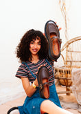 Load image into Gallery viewer, Urban Platform Double-Strap Loafers - brown
