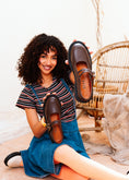 Load image into Gallery viewer, Urban Platform Double-Strap Loafers - brown
