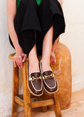 Load image into Gallery viewer, Sophisticated Trimmed Flats - brown
