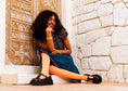 Load image into Gallery viewer, Glossy T-Strap Chunky Mary Loafers - brown
