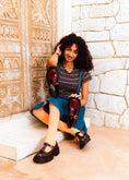 Load image into Gallery viewer, Glossy T-Strap Chunky Mary Loafers - maroon
